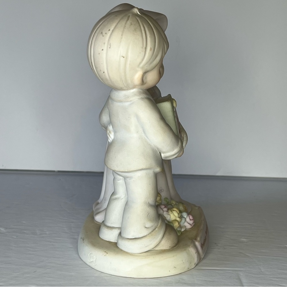 VTG Precious Moments 50th Anniversary #163848 Ceramic Figure READ DESCRIPTION - Picture 6 of 11